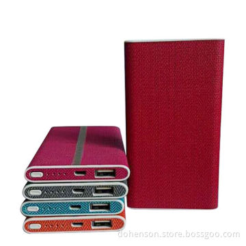 fashionable colorful leather power bank 4000mAh for iPhone 5/6/7 plus,Samsung